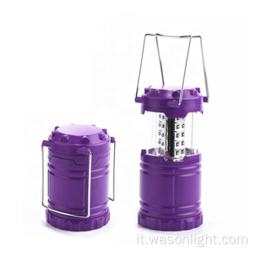 Factory Eactory 30ED 145 Lumens Super Bright Hanging Telescopic LED LED Lantern Flashlights alimentate da AA Battery